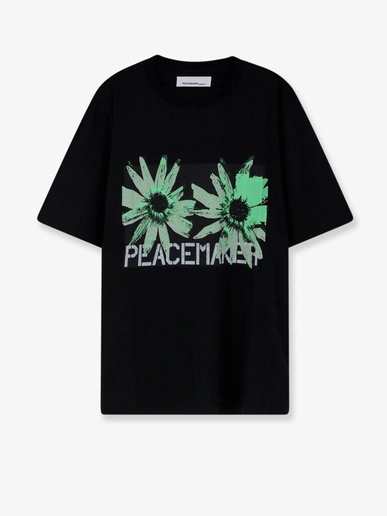 Cotton T-shirt with floral print