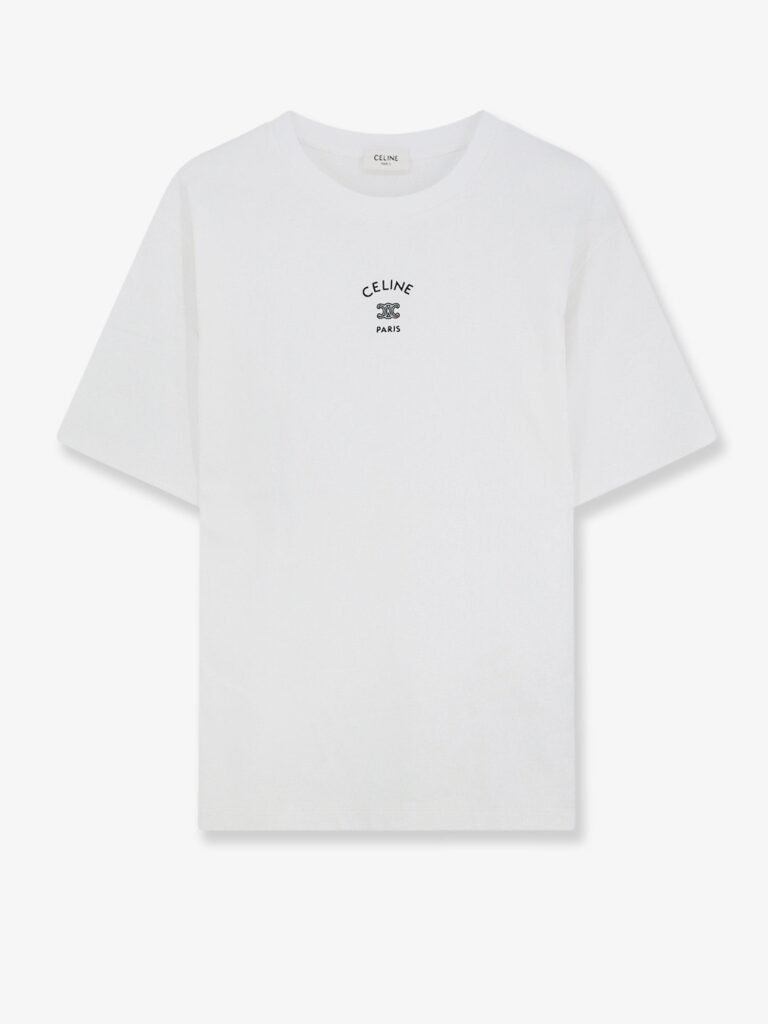 Cotton T-shirt with front lettering logo print