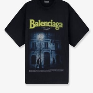 Cotton T-shirt with front logo print