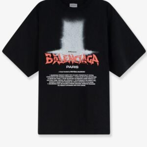 Cotton T-shirt with front logo print