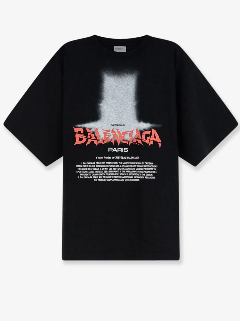 Cotton T-shirt with front logo print