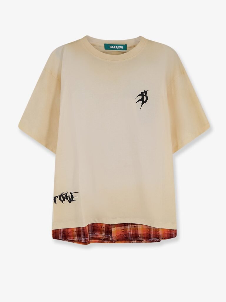 Cotton T-shirt with front print