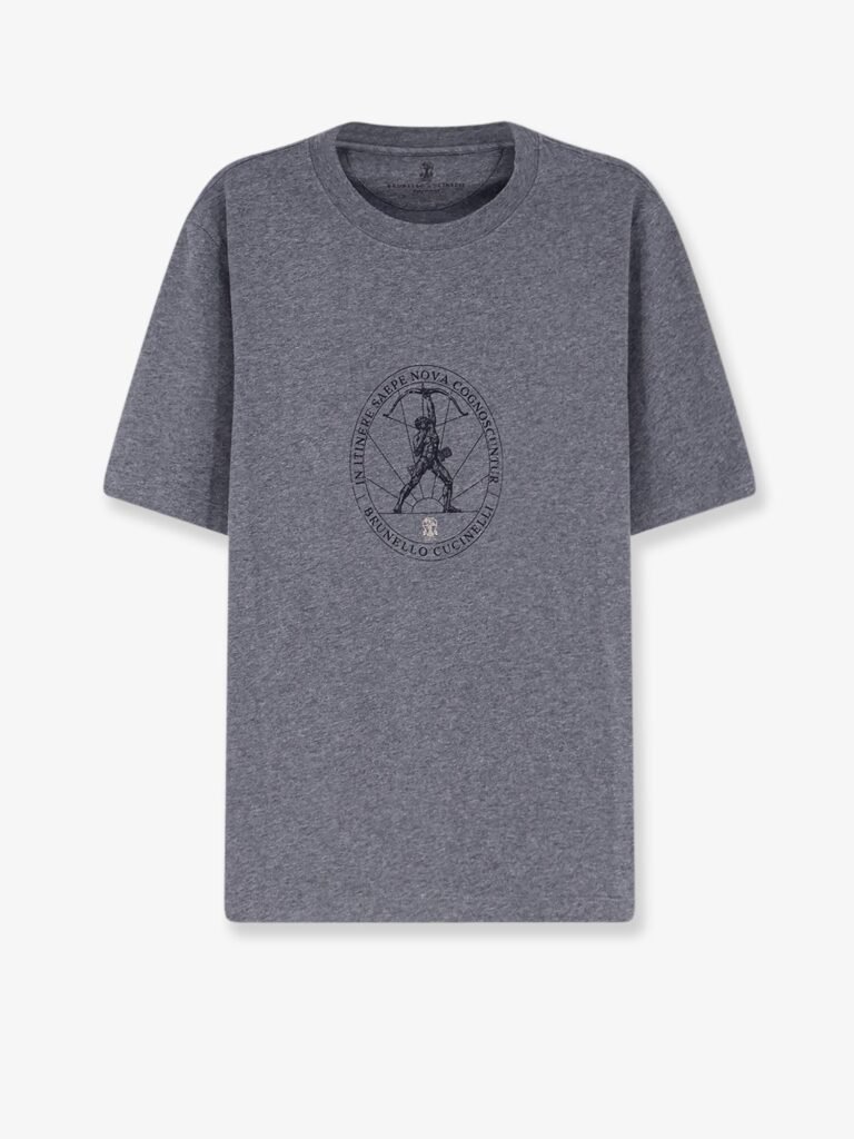 Cotton T-shirt with front print