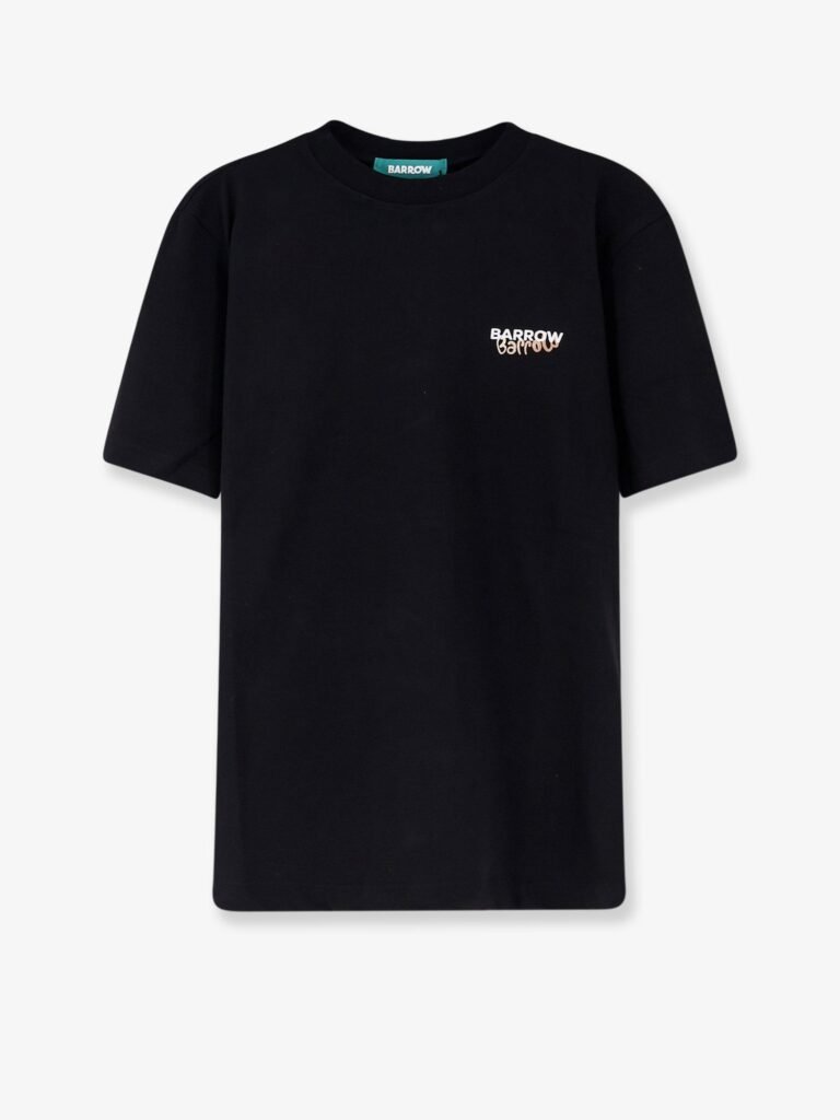 Cotton t-shirt with frontal logo print