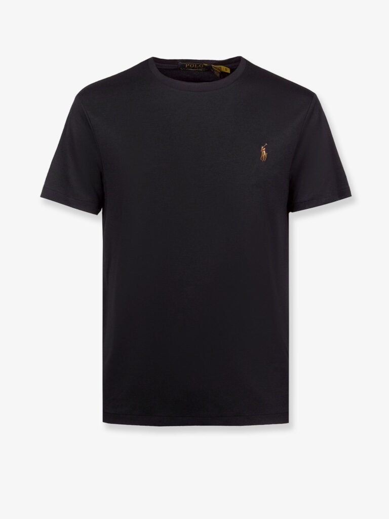 Cotton t-shirt with Logo embroidery