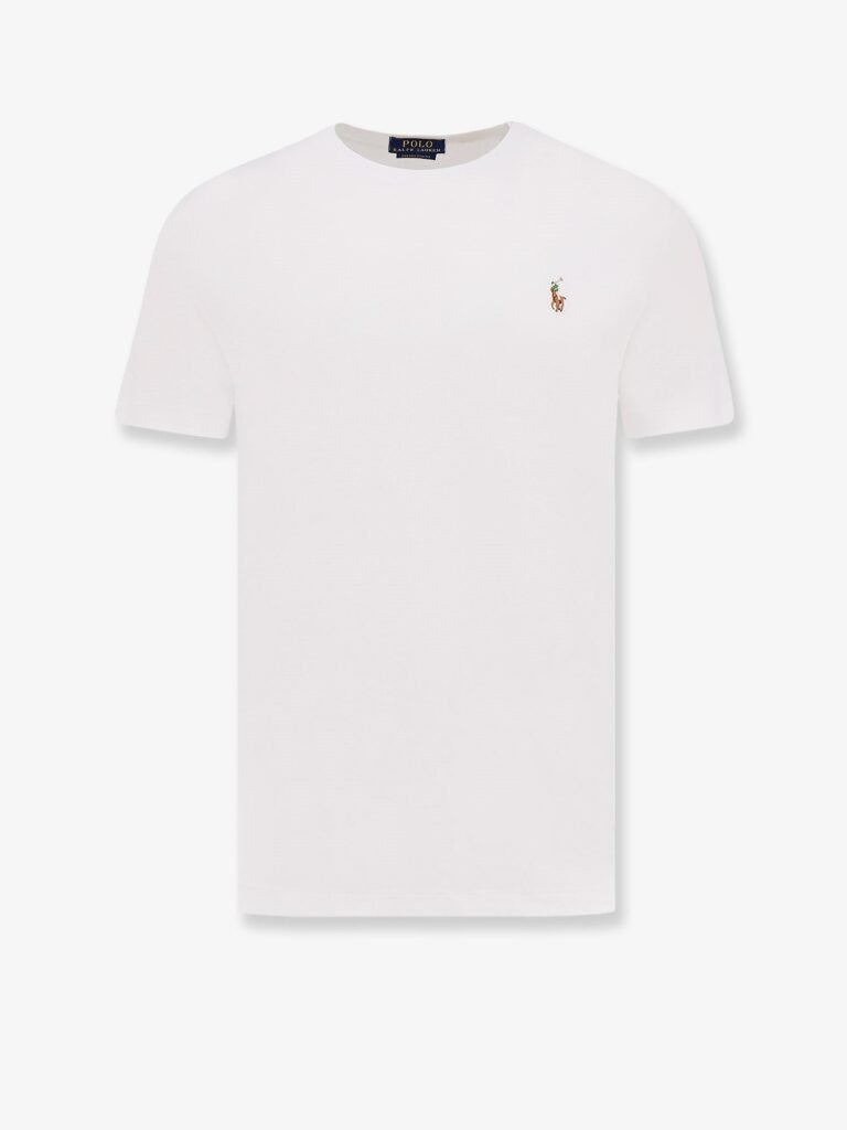 Cotton t-shirt with Logo embroidery