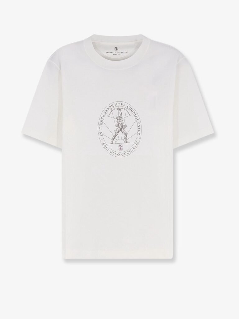Cotton T-shirt with print on the front