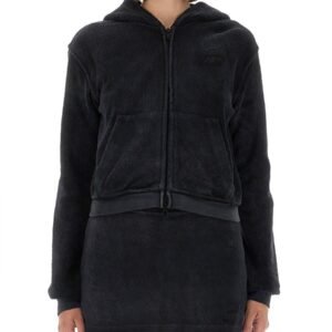 COTTON TERRY SWEATSHIRT WITH ZIPPER