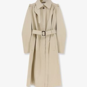 Cotton trench with Puff sleeves