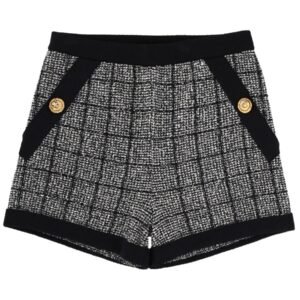 COTTON TWEED SHORTS