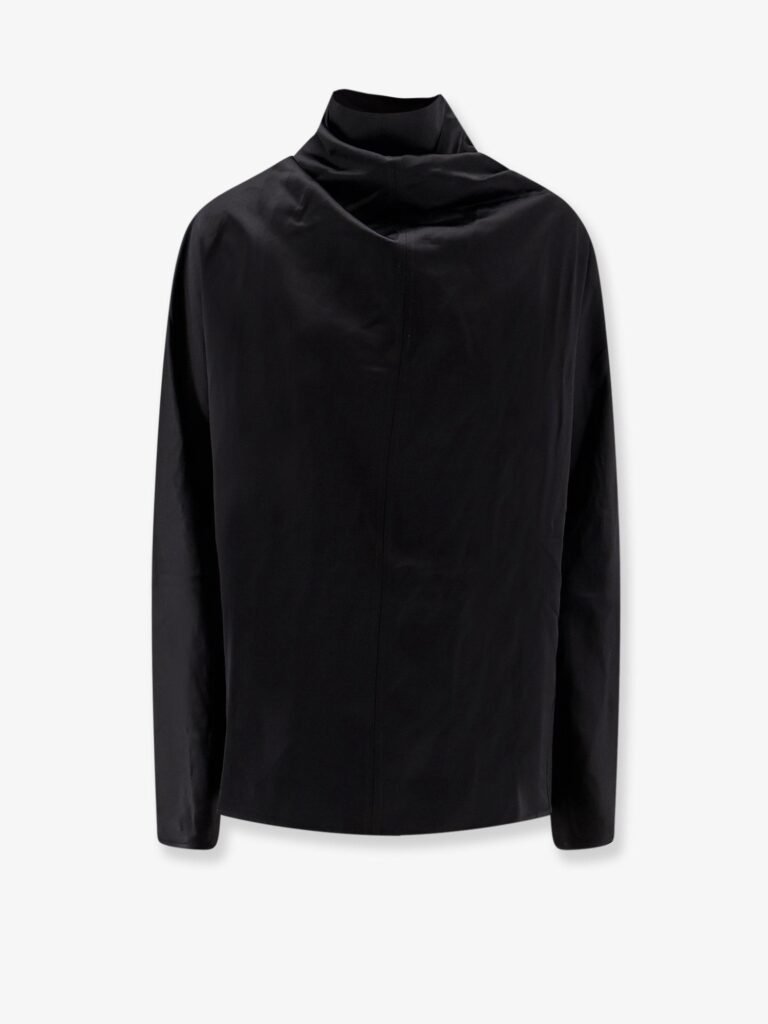 Cowl Neck viscose and linen shirt