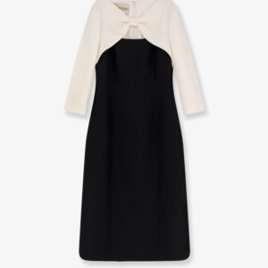 Crêpe midi dress