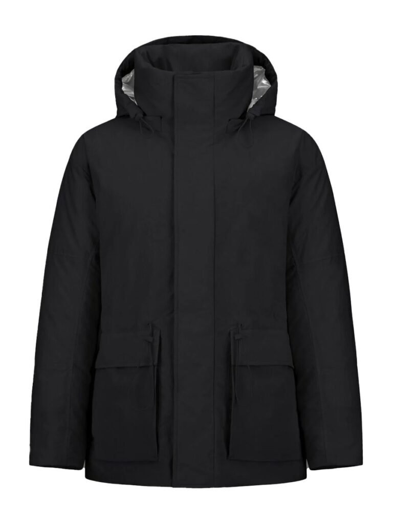"CRINKLE METALLIC" PARKA