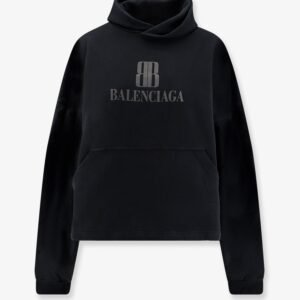 Cropped cotton sweatshirt