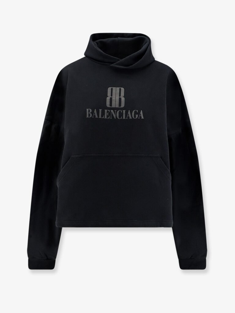 Cropped cotton sweatshirt