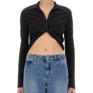 CROPPED POLO SHIRT "TWIST"