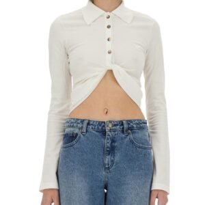 CROPPED POLO SHIRT "TWIST"