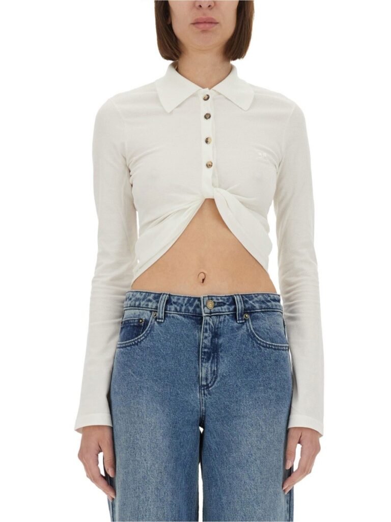 CROPPED POLO SHIRT "TWIST"
