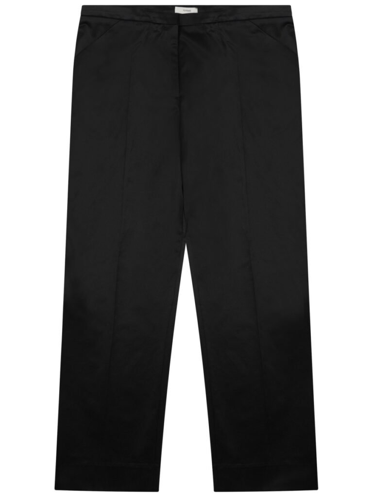 "CROPPED" STRAIGHT PANTS