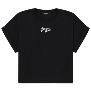 CROPPED T-SHIRT WITH LOGO