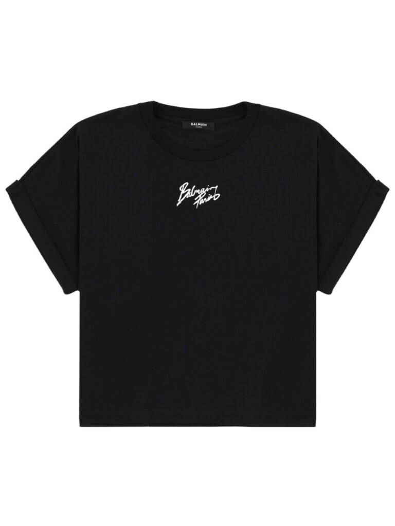 CROPPED T-SHIRT WITH LOGO