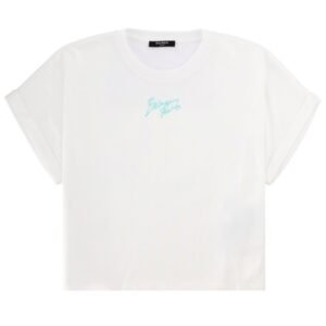 CROPPED T-SHIRT WITH LOGO