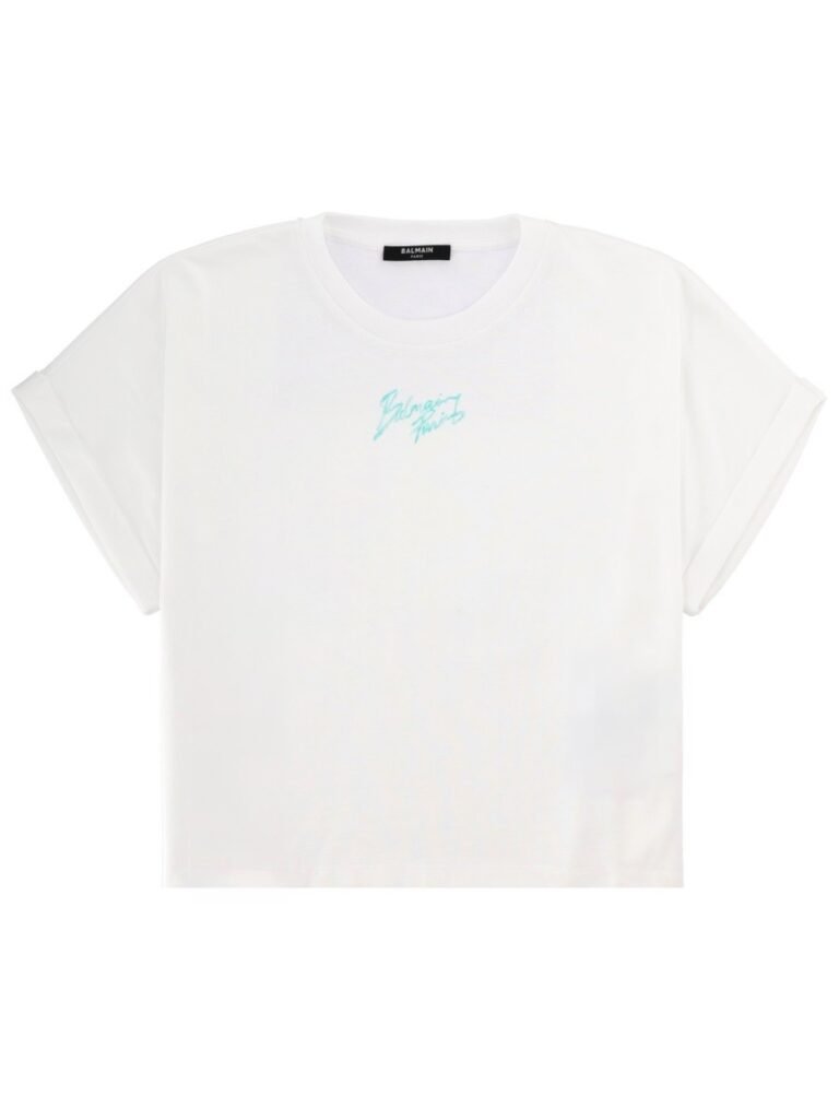 CROPPED T-SHIRT WITH LOGO