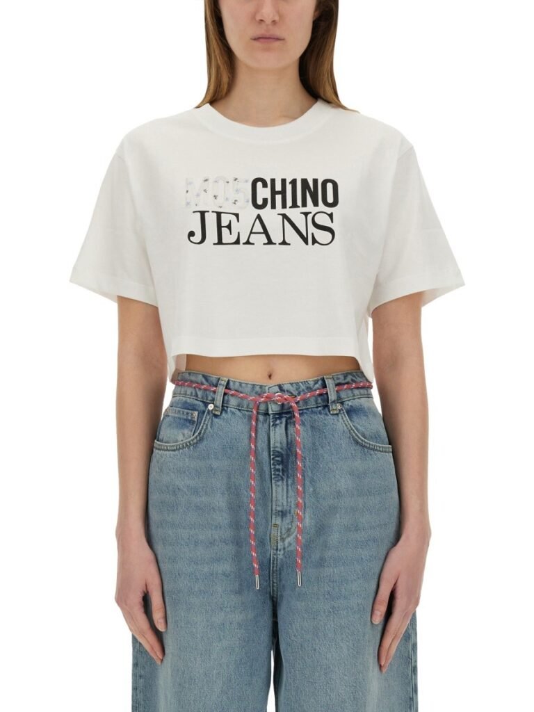 CROPPED T-SHIRT WITH LOGO