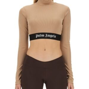 CROPPED TOP WITH LOGO