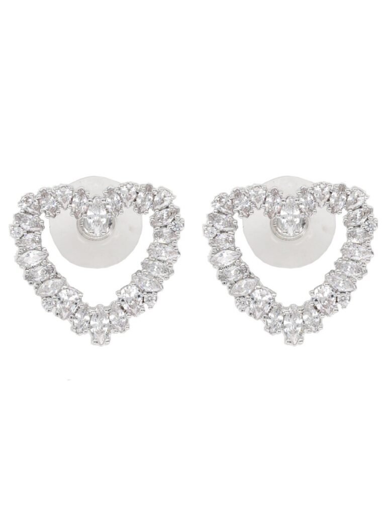 "CRYSTAL HEART" EARRINGS