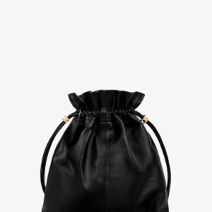 Crystal leather crossbody bag