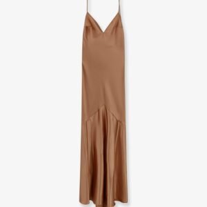 Daily satin long dress