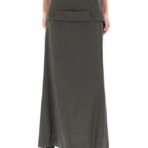 DECONSTRUCTED SKIRT WITH MARTINGALE DETAIL