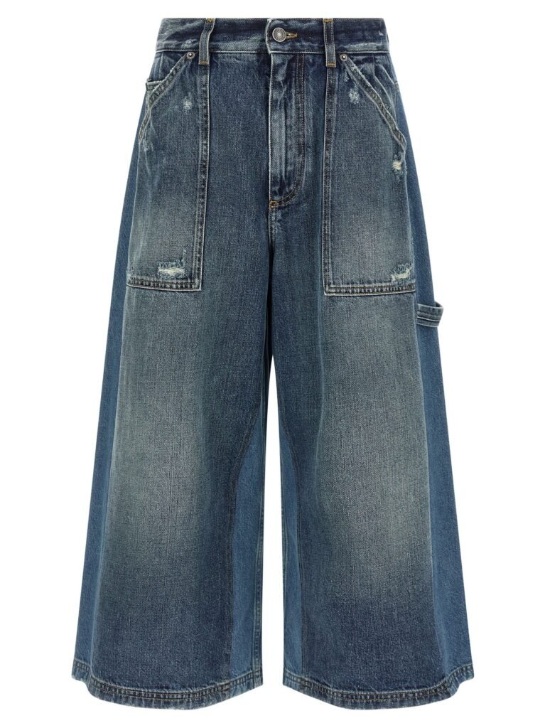 Denim bermuda shorts