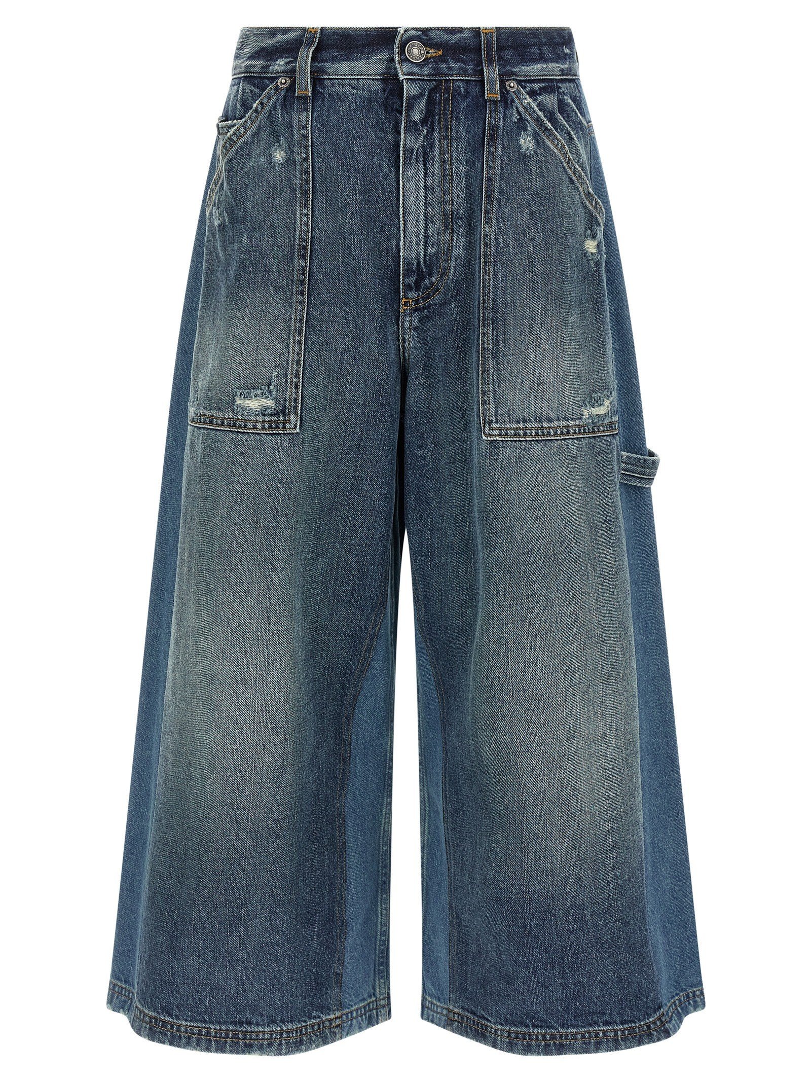 Denim bermuda shorts