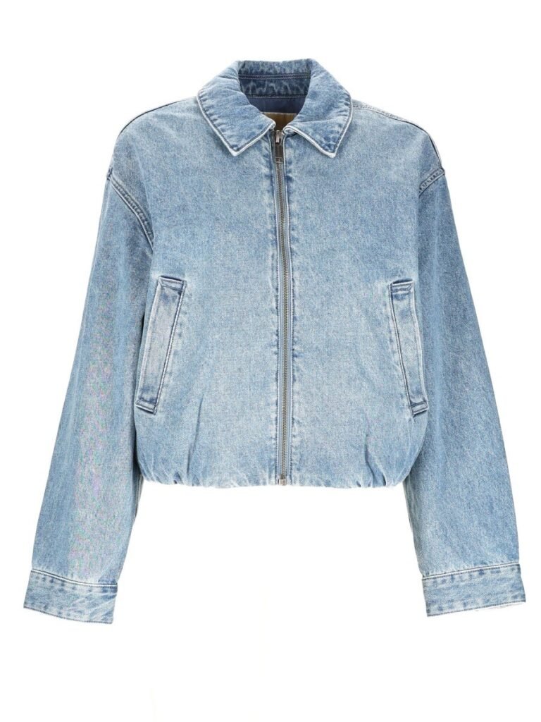 DENIM BOMBER JACKET