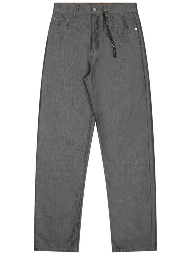DENIM PANTS WITH CHAIN