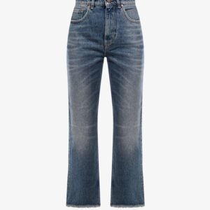 Derin new cropped flare jeans with back logoed patch