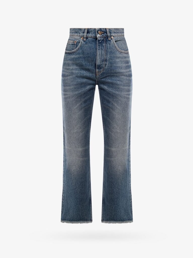 Derin new cropped flare jeans with back logoed patch