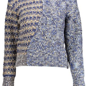 DESIGUAL WOMEN'S BLUE SWEATER