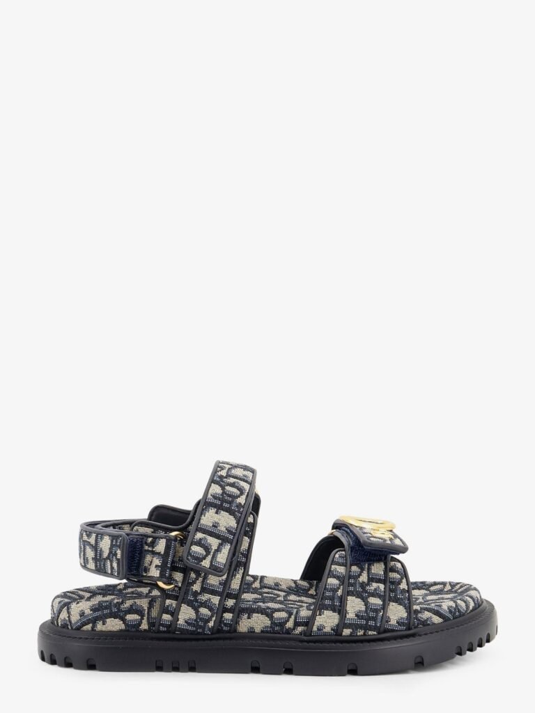 Dior Oblique jacquard fabric sandals