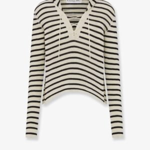Dioriviera striped linen and silk sweater