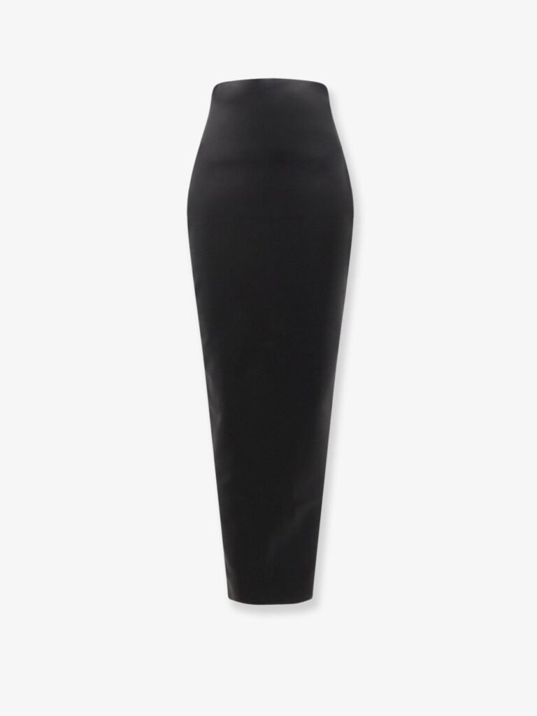 Dirt Pillar Long Stretch Wool Blend skirt