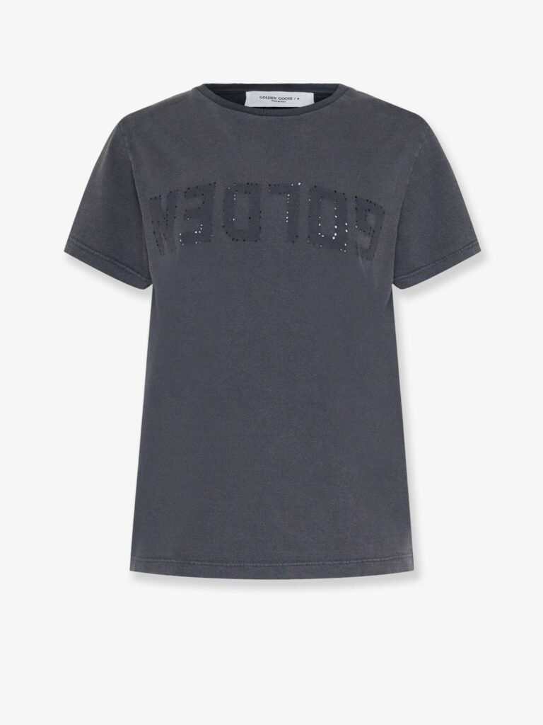 Distressed cotton t-shirt