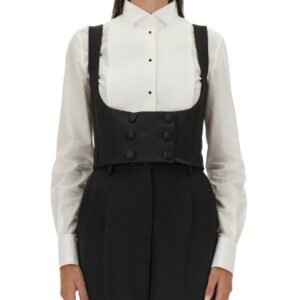 DOUBLE-BREASTED TUXEDO VEST