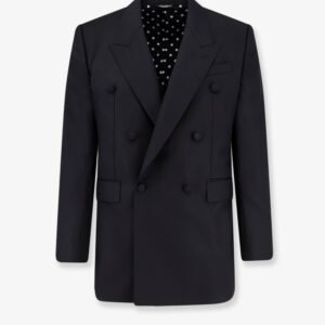 Double-breasted virgin wool blazer