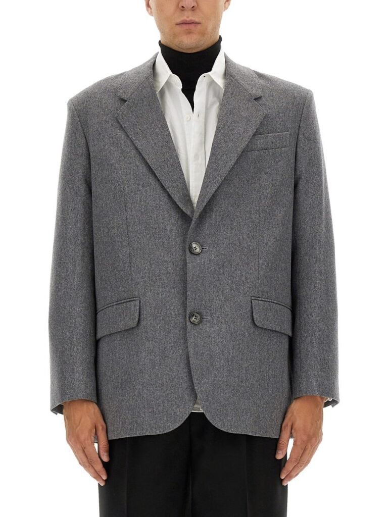 DOUBLE-BREASTED WOOL JACKET