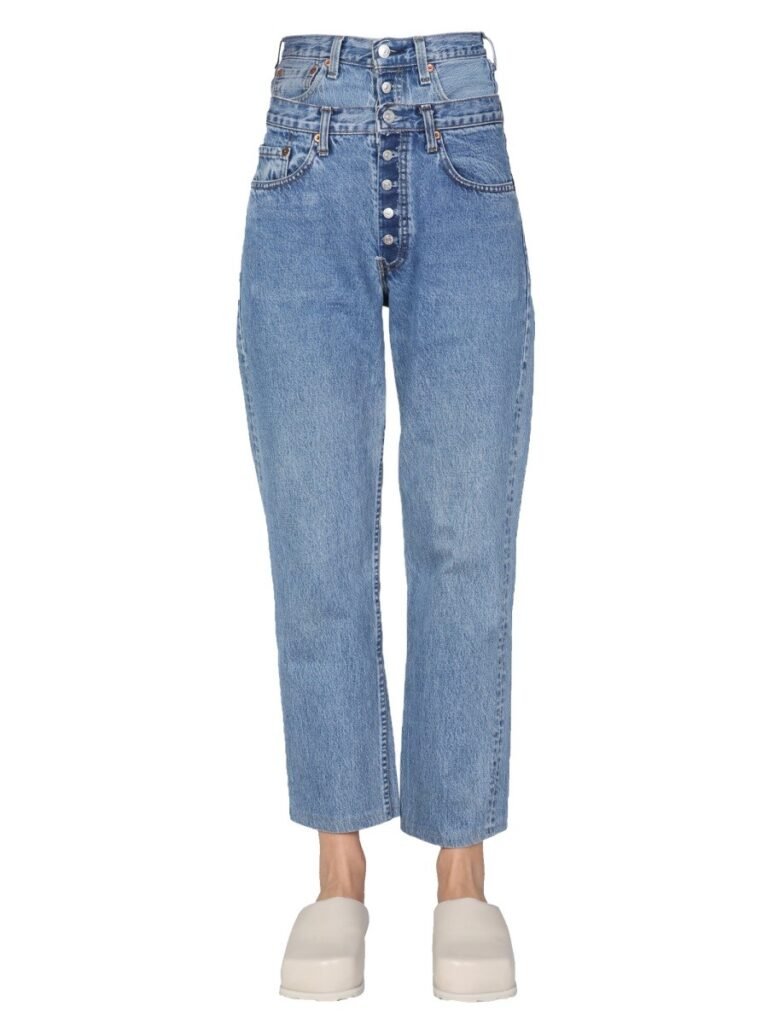 DOUBLE WAIST JEANS