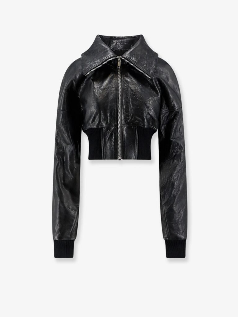 Dracuflight Cropped Leather Jacket