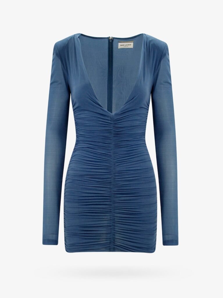 Draped fabric dress